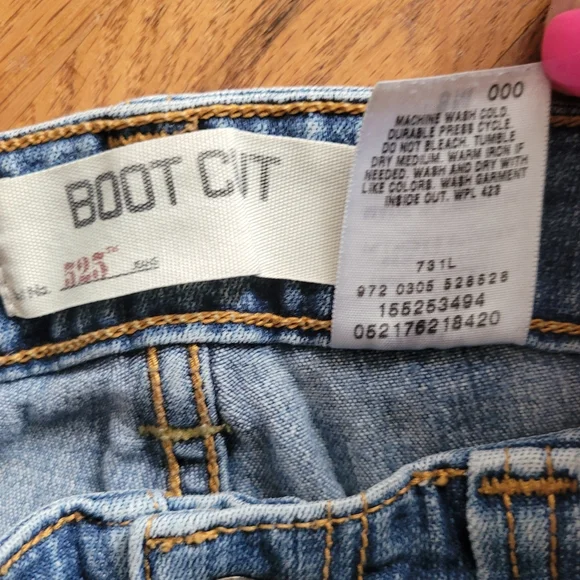 Levi's Women's 525 Bootcut Jeans Sz 8M Y2k Perfect Waist Midrise - Picture 6 of 6